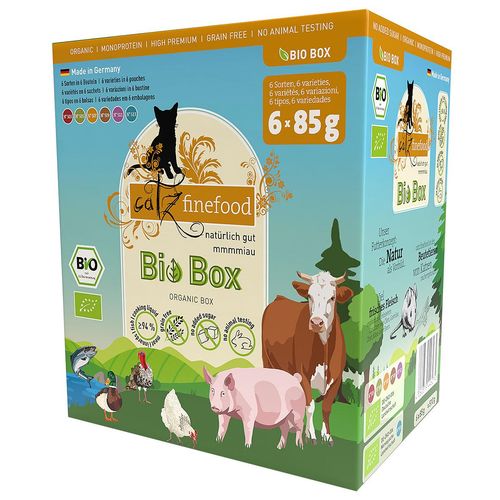 Catz Finefood Bio Multipaquet no I – 6x85g Delphin-Amazonia