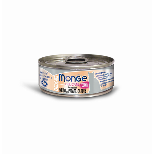 Monge Delicate Cat Ad. Chicken&Car&P 80g - MyStetho Veterinary