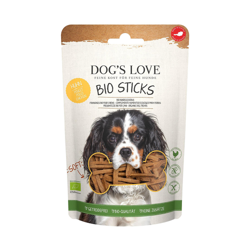 Dog's Love Soft bâtonnets BIO poulet 150g - MyStetho Veterinary