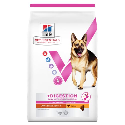 Hill's Vet Essentials MULTI-BENEFIT + Digestion Adult 1+ Large Breed Huhn 14 kg - MyStetho Veterinary