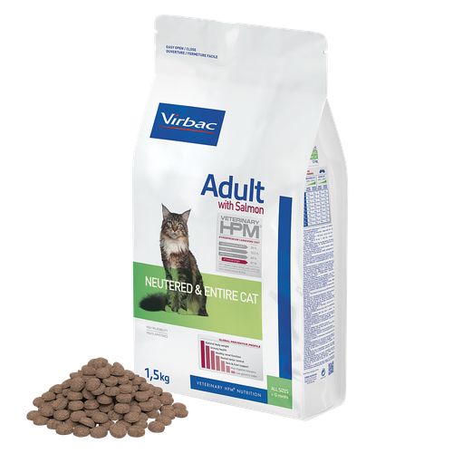 HPM Adult Cat Salmon Neutered & Entire 1,5 kg - MyStetho Veterinary