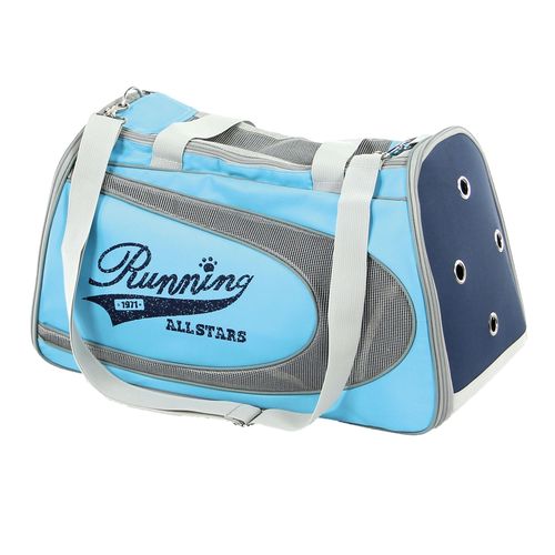 Hund- & Katzen-Tragtasche Allstars blau 50x32x22cm blau, swisspet - MyStetho Veterinary