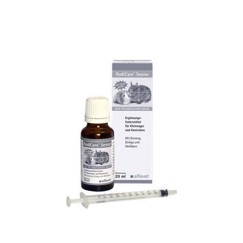 RodiCare Senior 20ml Flacon en verre avec seringues doseuses - MyStetho Veterinary