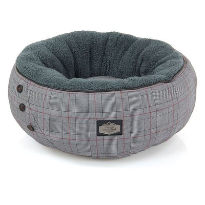 swisspet Hunde-&Katzendonut Stranger 50x50x19cm grau - MyStetho Veterinary