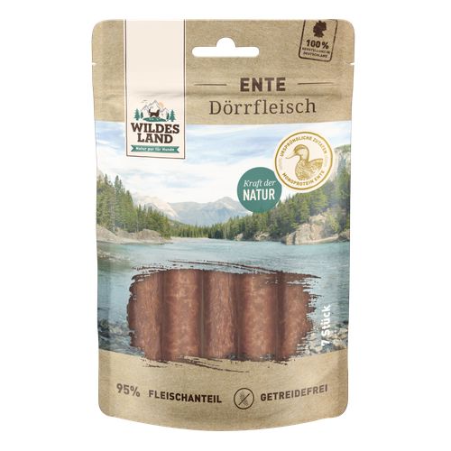 Wildes Land Canine viande de canard séchée 7 Stk - MyStetho Veterinary