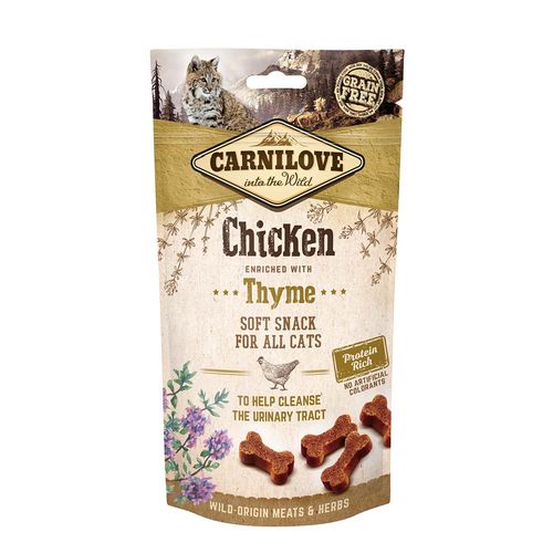 Carnilove Cat Adulte - Soft Snack - Poulet au thym 50g - MyStetho Veterinary