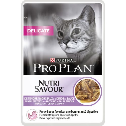 Delicate PP NUTRISAVOUR DELICATE Cat Turkey 85g - MyStetho Veterinary