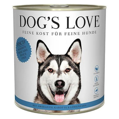 Dog's Love Classic Adult poissons, amarante, carotte & pissenlit 800g - MyStetho Veterinary