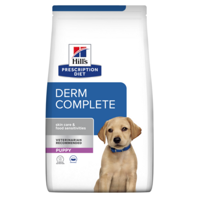 Hill's PRESCRIPTION DIET Derm Complete Puppy Croquettes pour Chiot 1.5 kg - MyStetho Veterinary