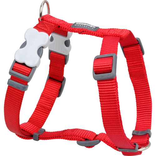 RedDingo Harness Plain Red XS 12mm, Neck 25-39cm, Body 30-44cm - MyStetho Veterinary