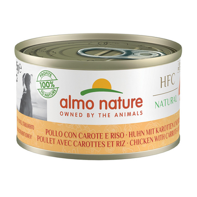 Almo HFC Cuisine Dog Poulet, carottes &amp; riz, 95g - MyStetho Veterinary