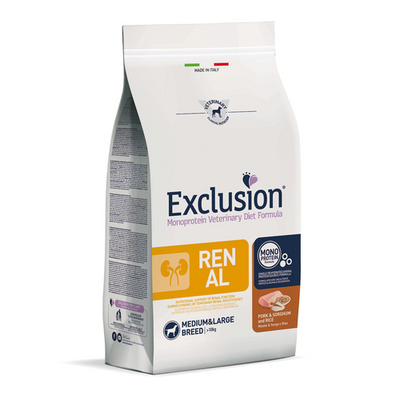 Exclusion Dog VET Adult Med&amp;Lar Pork 2kg - MyStetho Veterinary