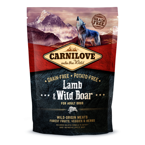 Carnilove Dog Adulte - Agneau & Sanglier 1,5kg - MyStetho Veterinary