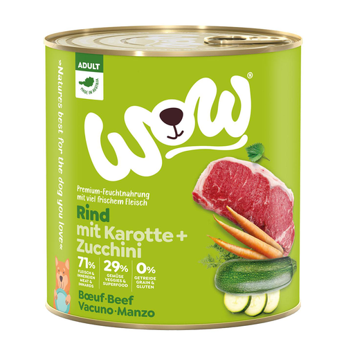 WOW Adult boeuf avec carottes, 800g - MyStetho Veterinary