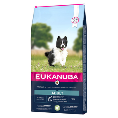 Eukanuba Adult, agneau &amp; riz, Small/Medium - MyStetho Veterinary