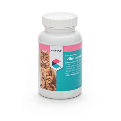 Covetrus NutriCareVet Skin & Coat Support comprimés à croquer pour chat 190 Kautabletten - MyStetho Veterinary