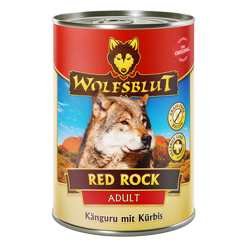 Wolfblut Canine Adult Red Rock - kangourou avec potiron 395g - MyStetho Veterinary