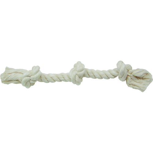 Corde à noeuds blanche 27 cm/140 G - MyStetho Veterinary