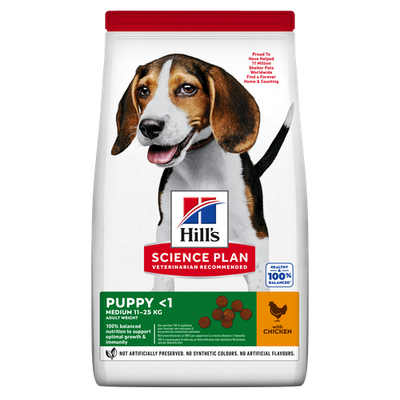 Hill's Science Plan Medium Puppy Chicken 14 kg - MyStetho Veterinary