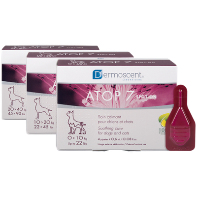 ATOP7® spot-on cat/dog (-10kg) - 0.6 ml - MyStetho Veterinary