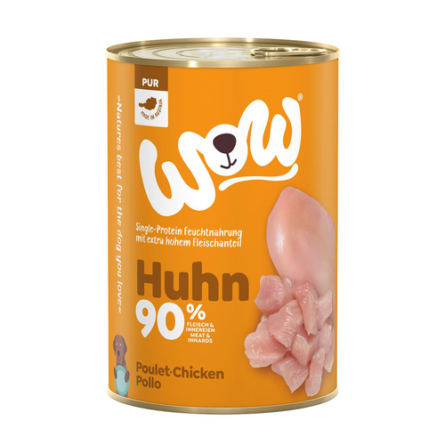 WOW 100% Poulet PUR, 400g - MyStetho Veterinary