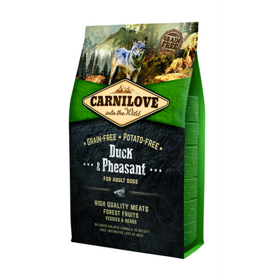 Carnilove Dog Adulte - Canard & Faisan 4kg - MyStetho Veterinary