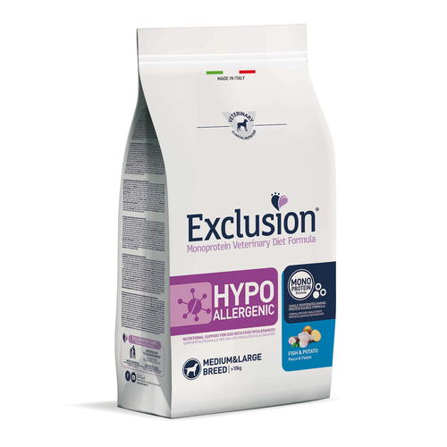 Exclusion Dog VET Adult Med&amp;La Fish 12kg - MyStetho Veterinary