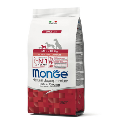 Monge Daily Line – Puppy & Junior Mini poulet - MyStetho Veterinary