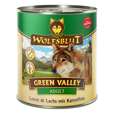 Wolfblut Canine Adult Green Valley - agneau & saumon avec pomme de terre 800g - MyStetho Veterinary