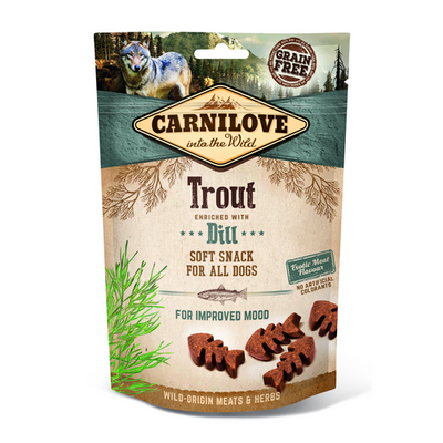 Carnilove Dog Adulte Soft Snack - Truite à l'aneth 200g - MyStetho Veterinary