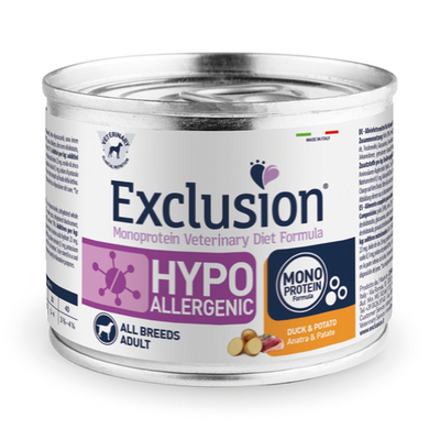 Exclusion Dog VET Adu. All Br. Duck 200g - MyStetho Veterinary