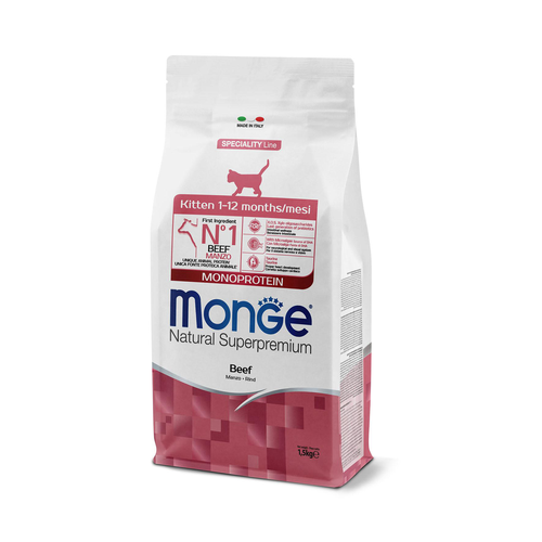 Monge Cat Kitten Monoprotein Boeuf - MyStetho Veterinary