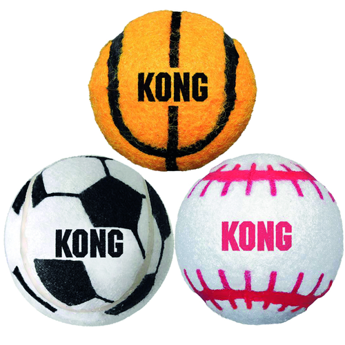 Kong balles de sport 4 cm Set zu 3 Stück - MyStetho Veterinary