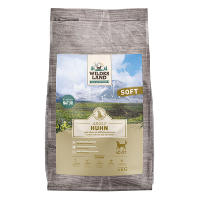 Wildes Land Canine Adult Soft poulet avec riz 5kg - MyStetho Veterinary