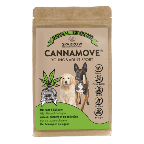 Sparrow Kräutermischung Dog CannaMove 100g - MyStetho Veterinary