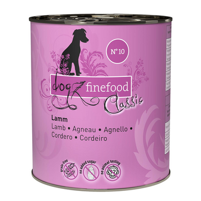 Dogz Finefood No.10 Agneau 800g - MyStetho Veterinary