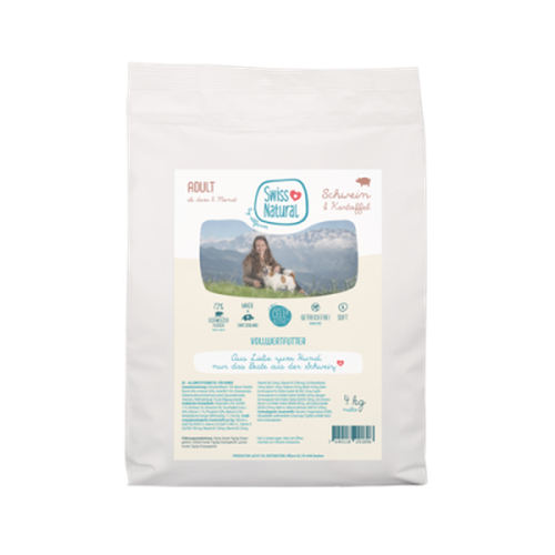 Swiss Natural Soft ADULT Schwein & Kartoffel 4kg - MyStetho Veterinary