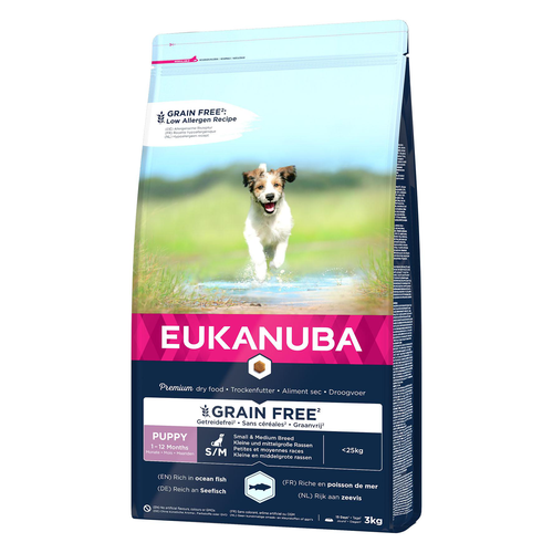 Eukanuba Nat+ GRAINFREE Junior Sal 2.3kg - MyStetho Veterinary