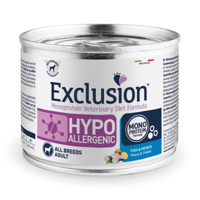 Exclusion Dog VET Adu. All Br. Fish 200g - MyStetho Veterinary