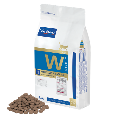 HPM Cat Weight W1 Loss & Diabetes 1,5 kg - MyStetho Veterinary