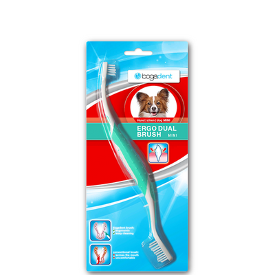 bogadent Ergo Dual Brush mini pour chiens 1 Stk - MyStetho Veterinary