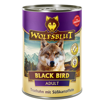 Wolfblut Canine Adult Black Bird - dinde avec patate douce 395g - MyStetho Veterinary