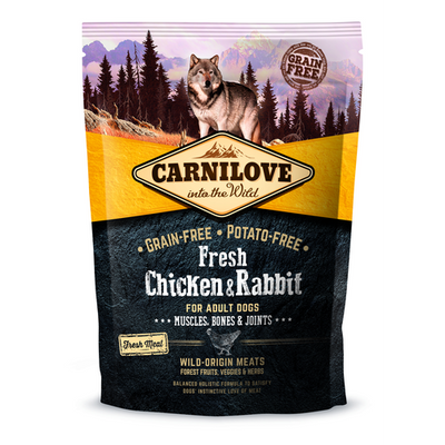 Carnilove Dog Adulte Adult Fresh - Poulet & Lapin  1,5kg - MyStetho Veterinary