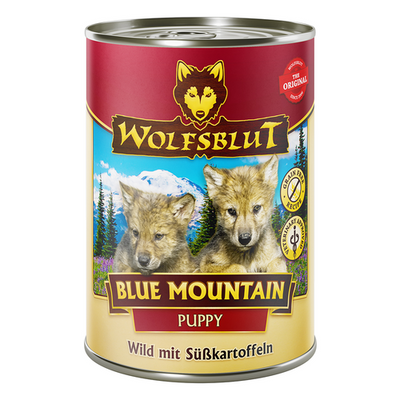 Wolfblut Puppy Blue Mountain - gibier avec patate douce 395g - MyStetho Veterinary