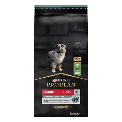 PP MEDIUM PUPPY SENSITIVE DIGESTION Lamb 12kg - MyStetho Veterinary