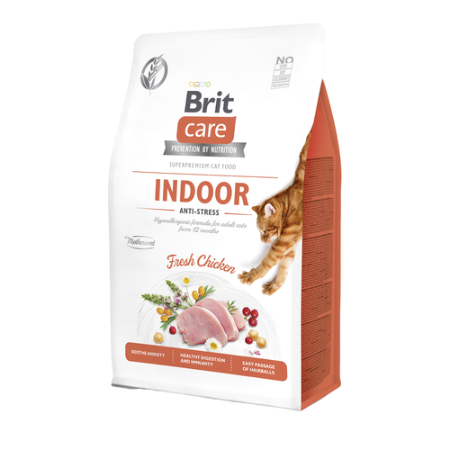 Brit Care Cat Brit Care Cat Sans Céréales - Chats Domestiques - Anti-stress 400g - MyStetho Veterinary