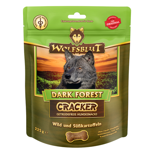 Wolfblut Canine Cracker Dark Forest -  gibier avec patate douce 225g - MyStetho Veterinary