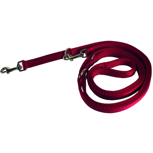 Laisse 3 pos. rouge 1.5 cm x 1.8 m - MyStetho Veterinary