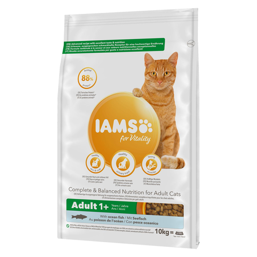 Iams Vitality Adult Ocean Fish 10kg - MyStetho Veterinary