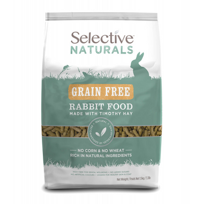 Selective Naturals Grain Free aliment pour lapins 1.5kg - MyStetho Veterinary